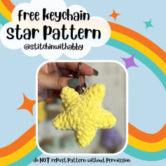 free keychain star pattern