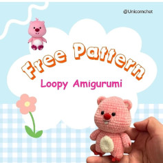 Free Loopy PatternThis cute and beginner friendly