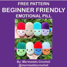 Free Pattern beginner friendly emotional Chill Pill