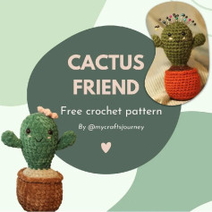 Free Pattern Cactus Friend