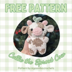 free pattern callie the sprout cow