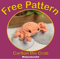free pattern carlton the crab
