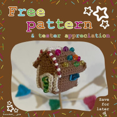 free pattern mini house