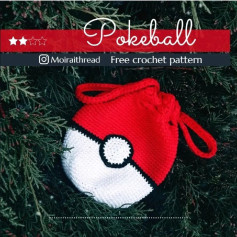 Free Pattern Pokeball bagA perfect project especially for Pokemon fans out there.