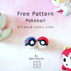 free pattern pokeball