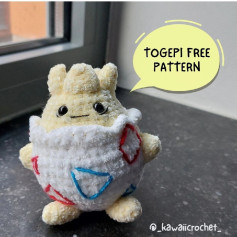 Free Pattern TogepiAnother free Pokemon amigurumi pattern