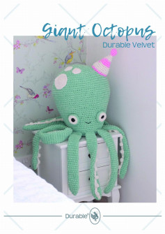 Giant Octopus Durable Velvet