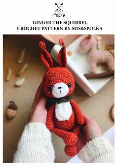 GINGER THE SQUIRREL CROCHET PATTERN