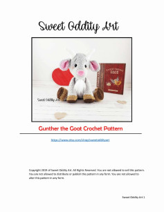 Gunther the Goat Crochet Pattern