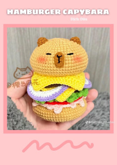 hamburger capybara