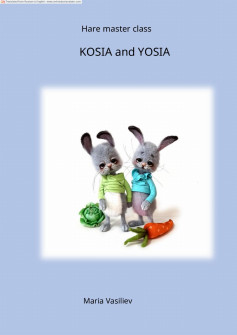 hare master class kosia and yosia , Rabbit couple crochet pattern