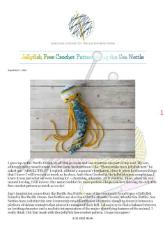 jellyfish free crochet pattern jag the sea nettle