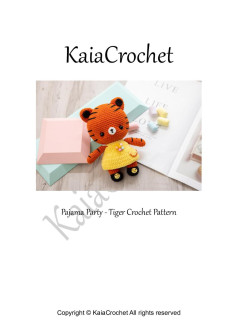 Kaia Crochet Pajama Party - Tiger Crochet Pattern