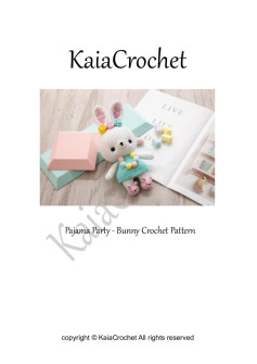 KaiaCrochet Pajama Party - Bunny Crochet Pattern