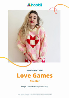 KNITTING PATTERN Love Games Sweater