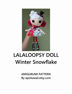 LALALOOPSY DOLL Winter Snowflake