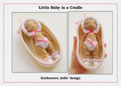 Little Baby in a Cradle Gorbunova_dolls’