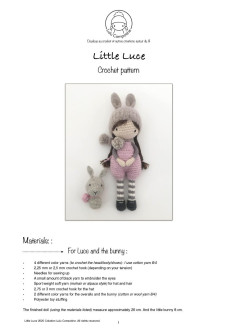 Little Luce doll Crochet pattern