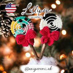 lollipop with bow free pattern