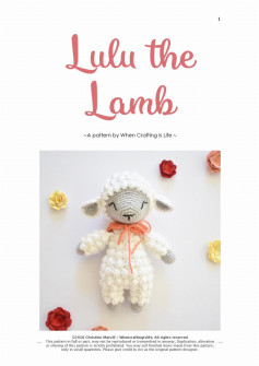 lulu the lamb crochet pattern