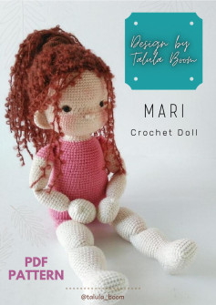 MARI . Crochet Doll PDF PATTERN