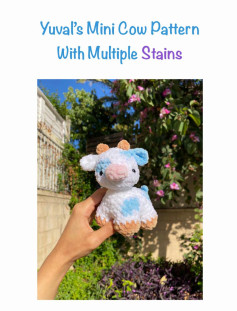 Mini Cow Pattern With Multiple Stains