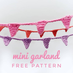 mini garland free pattern