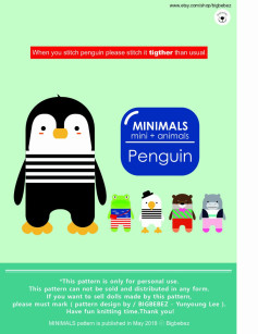 MINIMALS mini + animals Penguin