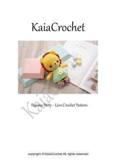 Pajama Party - Lion Crochet Pattern