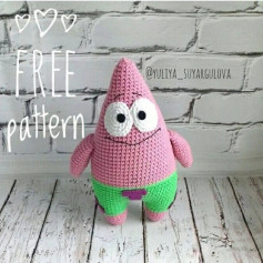 pink starfish crochet pattern