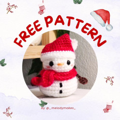 ❄️ SNOWMAN FREE PATTERN ❄️