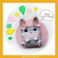 square bunny crochet pattern