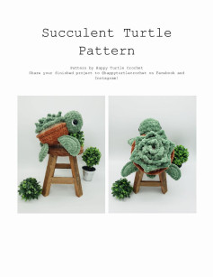Succulent Turtle Pattern Pattern