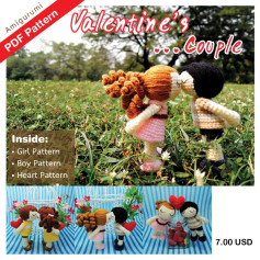 valentines couple crochet pattern