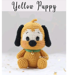 yellow puppy dog