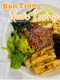 bún trộn nước tương