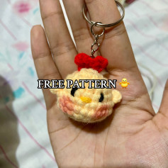 chick keychain