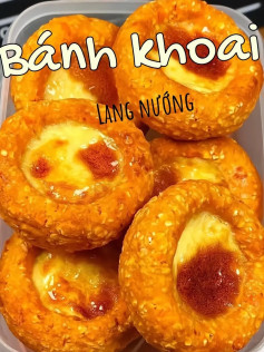 công thức làm bánh khoai lang nướng