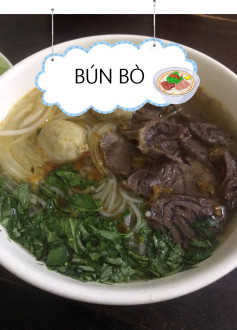 công thức làm bún bò