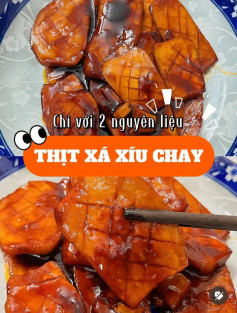 Công thức làm món Thịt xá xíu chay