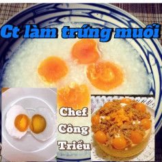 công thức làm trứng muối