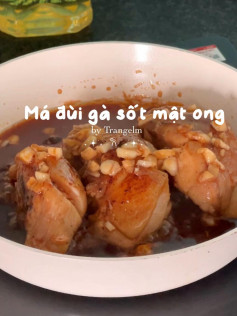 công thức má đùi gà sốt mật ong