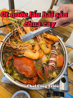 công thức nước lẩu hải sản chua cay