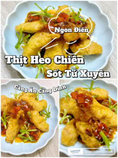 công thức thịt heo chiên xù tứ xuyên