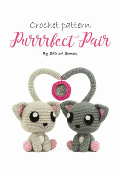 crochet pattern purrrbect pair