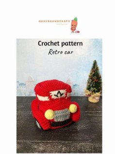 crochet pattern retro car