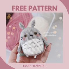 Cute Totoro free pattern