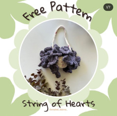 free pattern string of hearts