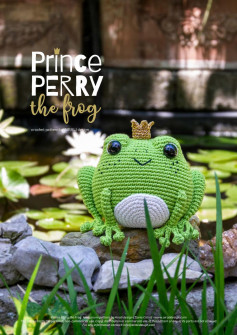 Prince PERRY the frog crochet pattern