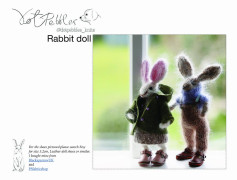 Rabbit doll For the shoes pictured